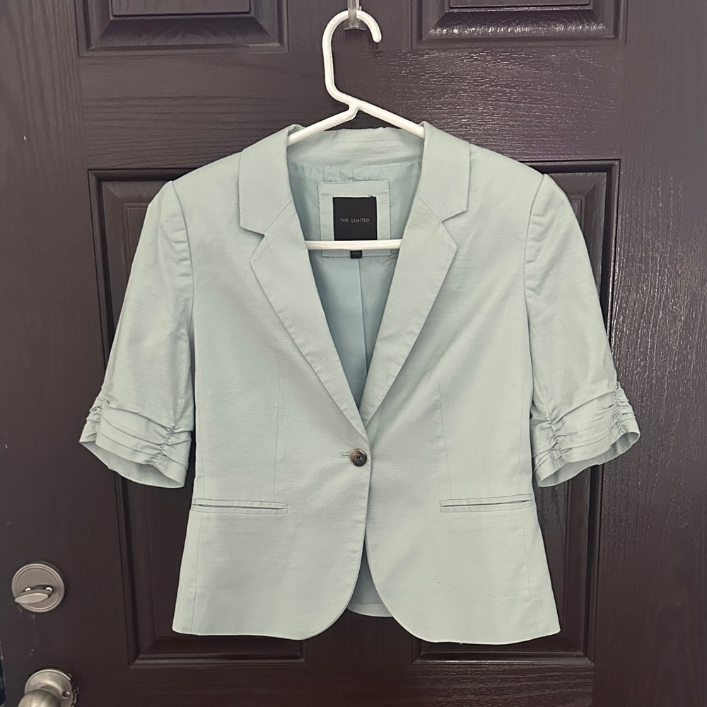 The Limited Women's Soft Blue Blazer